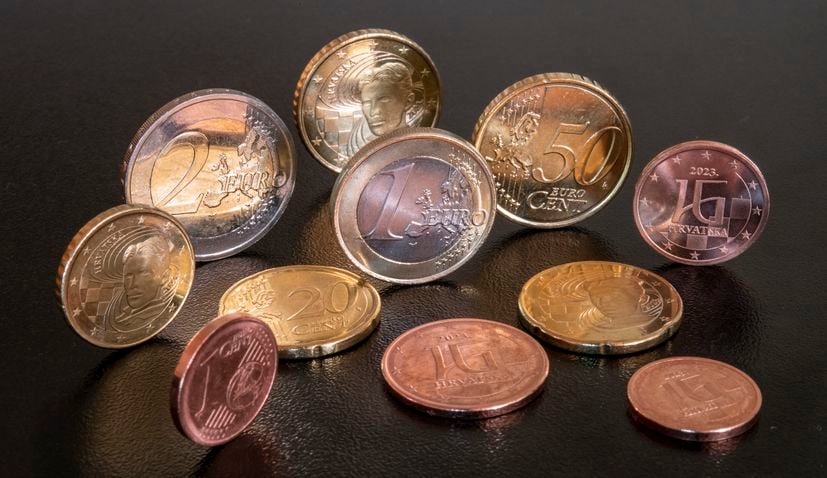 Eccole, finalmente, le otto monete della serie euro di Croazia che entrano in circolazione il 1° gennaio 2023 e che già rappresentano l'oggetto del desiderio per tanti collezionisti (foto: Banca nazionale di Croazia)