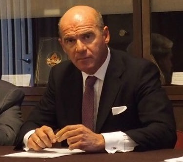 Nicolò Pirera, presidente della Scoietà numismatica italiana che ha contribuito attivamente all'iniziativa