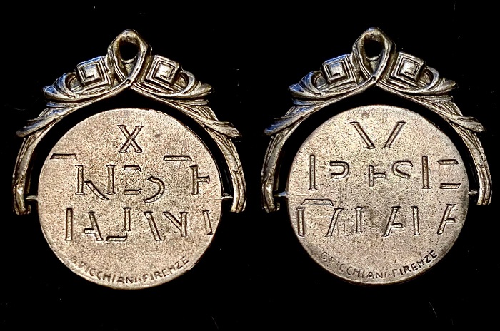 Risale al periodo della Grande guerra la prima di tre medaglie animate che inneggiano alle città irredente di Trento e Trieste (courtesy Picchiani & Barlacchi, riproduzione vietata)
