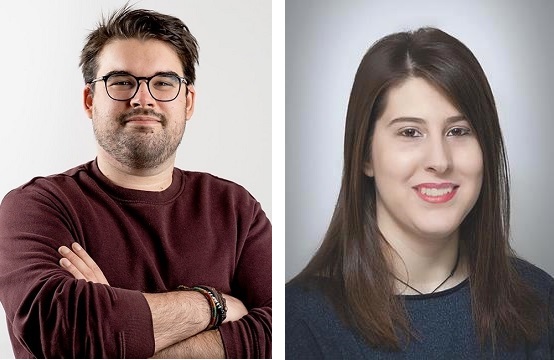 Federico Gardin (disegnatore) e Gaia Mazzolo (numismatica) sono i due giovani autori di "Bill Koin. Alla scoperta della numismatica"