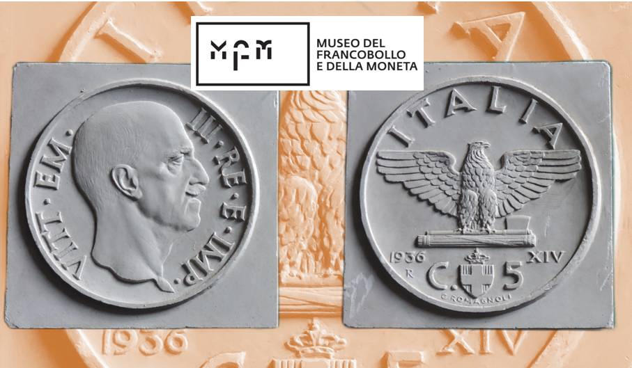 Fondo Giuseppe Romagnoli, modelli monete Impero (courtesy Istituti culturali della Repubblica di San Marino, riproduzione vietata)