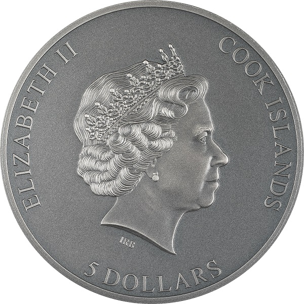 Sui 5 dollari di Cook Islands del 2023 è ritratta ancora la regina Elisabetta II, dal momento che l'incoronazione di Carlo III avverrà solo all'inizio di maggio