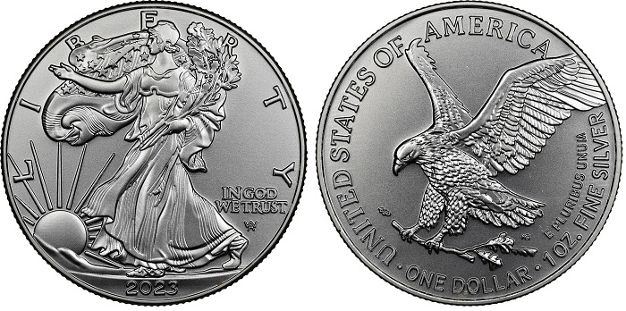 Uno degli esemplari falsi di Silver Eagle esaminati dalla compagnia di grading NGC che ha messo a disposizione della comunità numismatica mondiale i risultati comparativi di questo studio