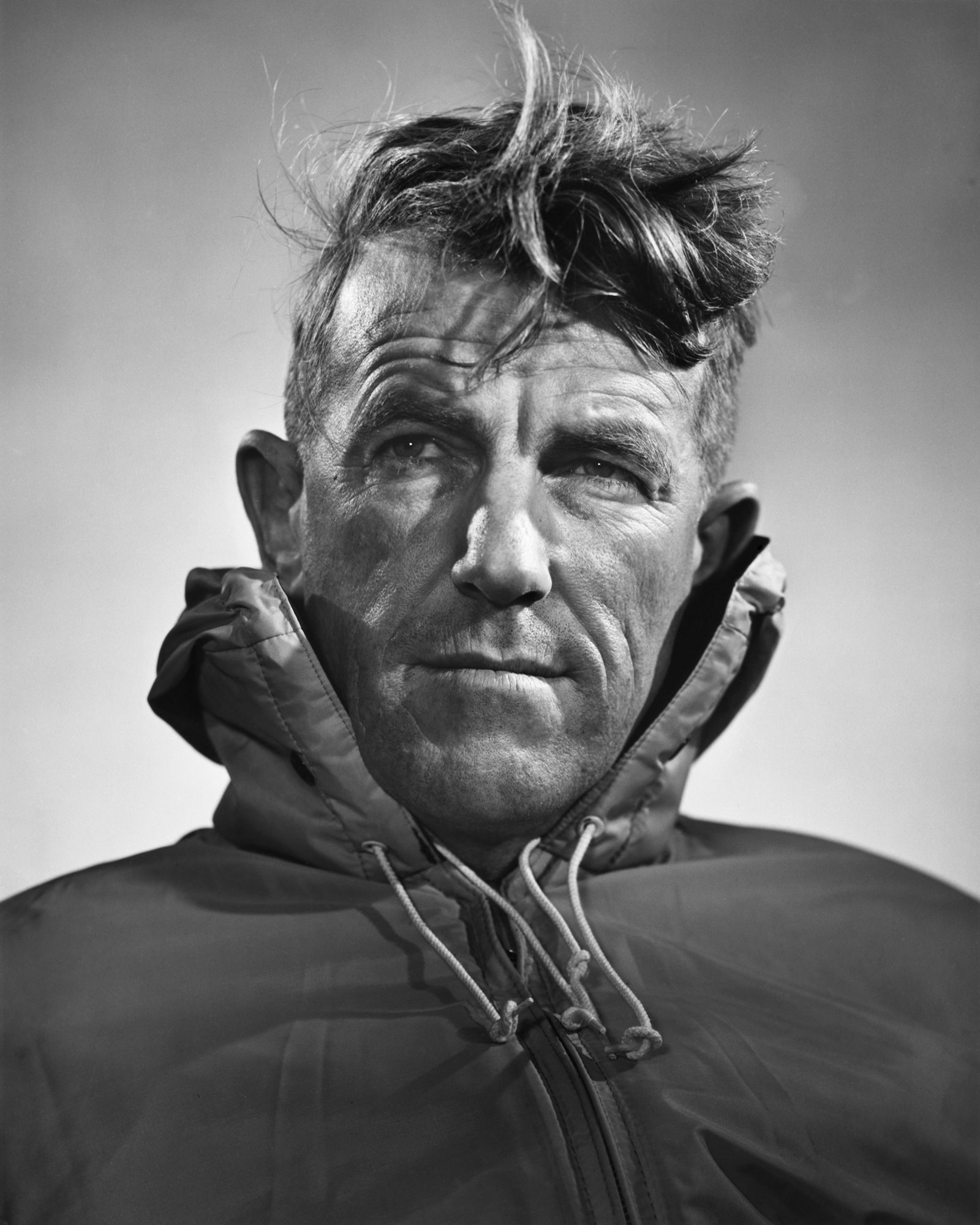 Sir Edmund Hillary, esploratore e alpinista neozelandese che conquistò il Monte Everest nel 1953 con lo sherpa Tenzing Norgay