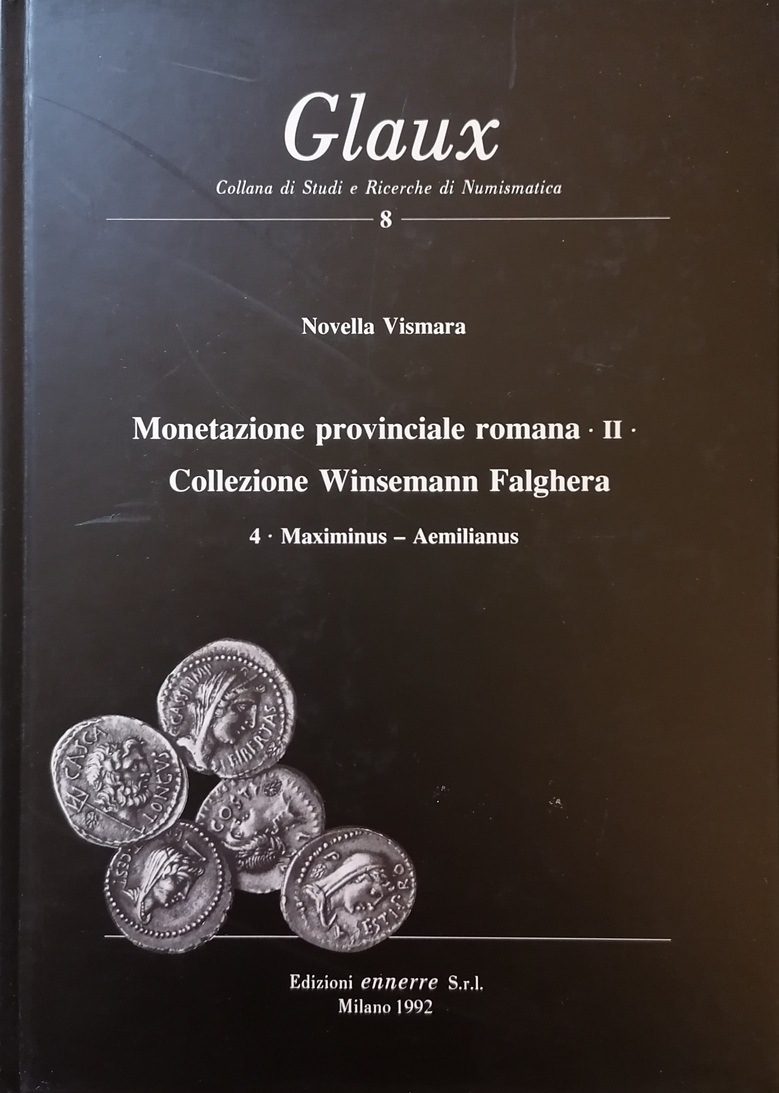 Uno dei nove volumi dedicati alla collezione di monete provinciali romane di Ermanno Winsemann Falghera, una delle raccolte private più significative al mondo di questo settore della numismatica