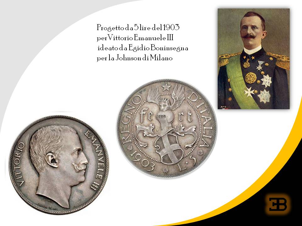 egidio bonisegna moneta medaglia placchetta arte lire