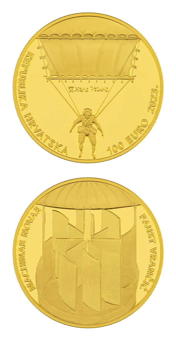 La versione in oro da 100 euro della moneta croata, coniata in soli 300 esemplari e il cui prezzo varia di giorno in giorno in base alla quotazione del metallo prezioso, proprio come le normali bullion coin