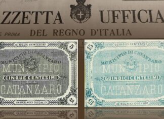 biglietti fiduciari cartamoneta banconote lire catanzaro