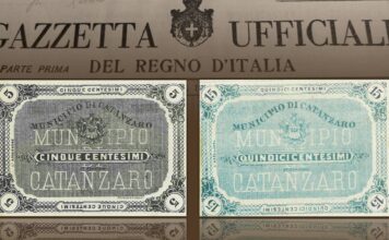 biglietti fiduciari cartamoneta banconote lire catanzaro