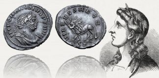 carausio usurpatore impero romano denario leone radiato virgilio egloghe