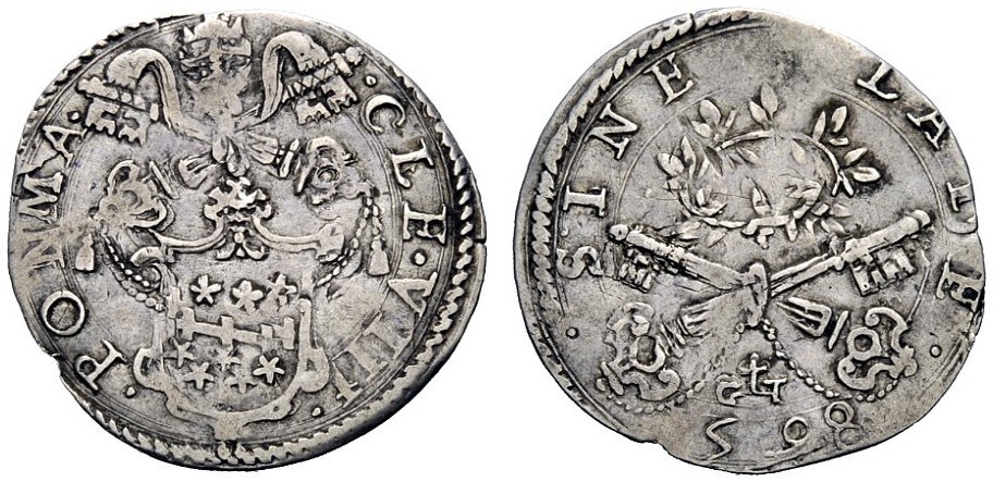ferrara estensi papa clemente viii devoluzione 1598 monete medaglie