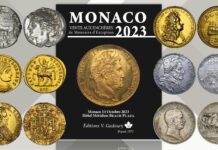 asta gadoury 2023 montecarlo, monete medaglie oro argento, rarità