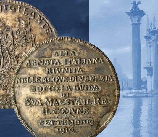 manovre navali regia marina venzia 1910 osella medaglia comune mistero giallo