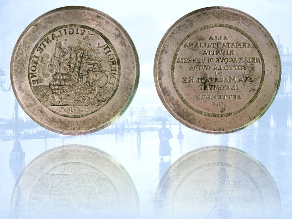 manovre navali regia marina venzia 1910 osella medaglia comune mistero giallo