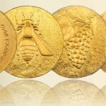 oro monete cit coin invest cook islands antica grecia naxox pan efeso ape satiro grappolo uva