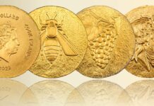 oro monete cit coin invest cook islands antica grecia naxox pan efeso ape satiro grappolo uva