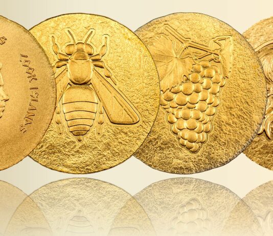 oro monete cit coin invest cook islands antica grecia naxox pan efeso ape satiro grappolo uva