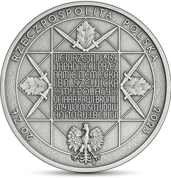 polonia hitler stalin guerra 1939 aggressione medaglia Józef Gosławski