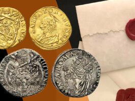 posta corriere messaggero roma papa storia monete