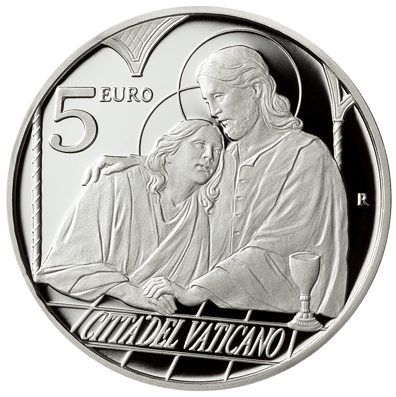 argenti euro vaticano santi apostoli gicomo maggiore giovanni evangelista papa bergoglio papa ratzinger