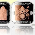 croce del giubileo papa francesco bergoglio pellegrini di speranza fede solidarietà moneta 10 euro proof aregnto rame ipzs