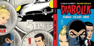 euro monete d'italia diabolik eva kant ginko fumetti sorelle giussani argento ipzs