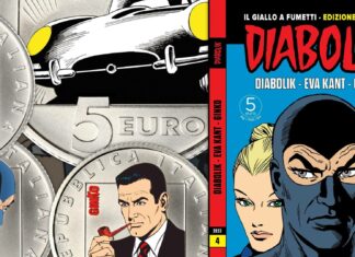 euro monete d'italia diabolik eva kant ginko fumetti sorelle giussani argento ipzs