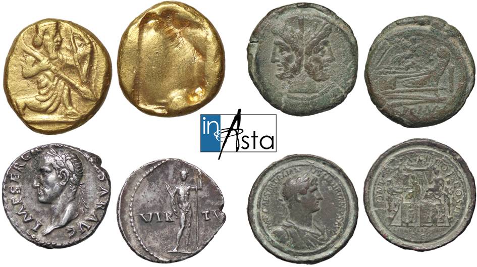 asta inasta 109 numismatica monete medaglie banconote libri oro argento rarità