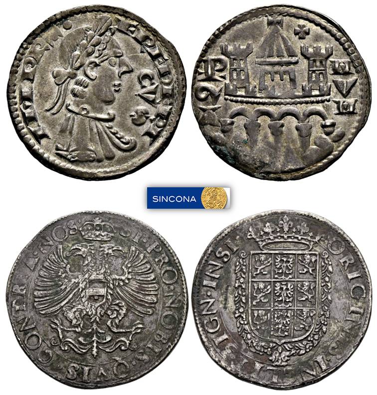 aste sincona 84-87 zurigo monete medaglie oro rarità numismatica