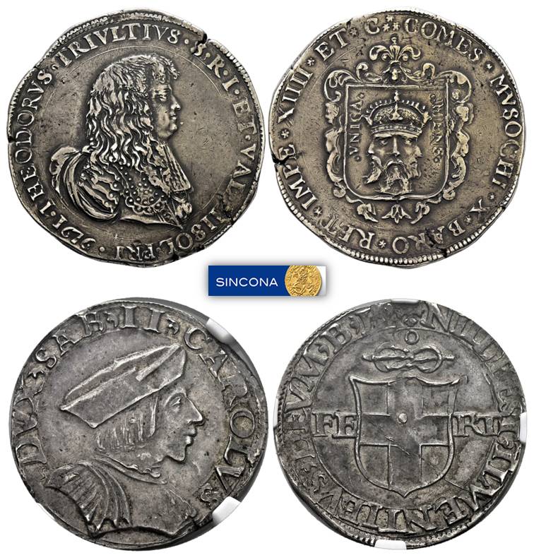 aste sincona 84-87 zurigo monete medaglie oro rarità numismatica