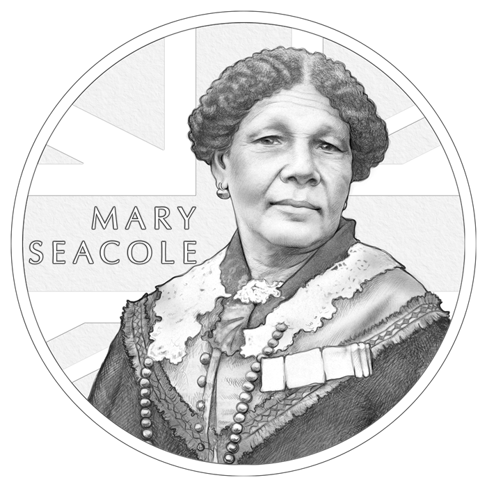 moneta royal mint mary seacole sandra deiana oro argento cupronickel pound