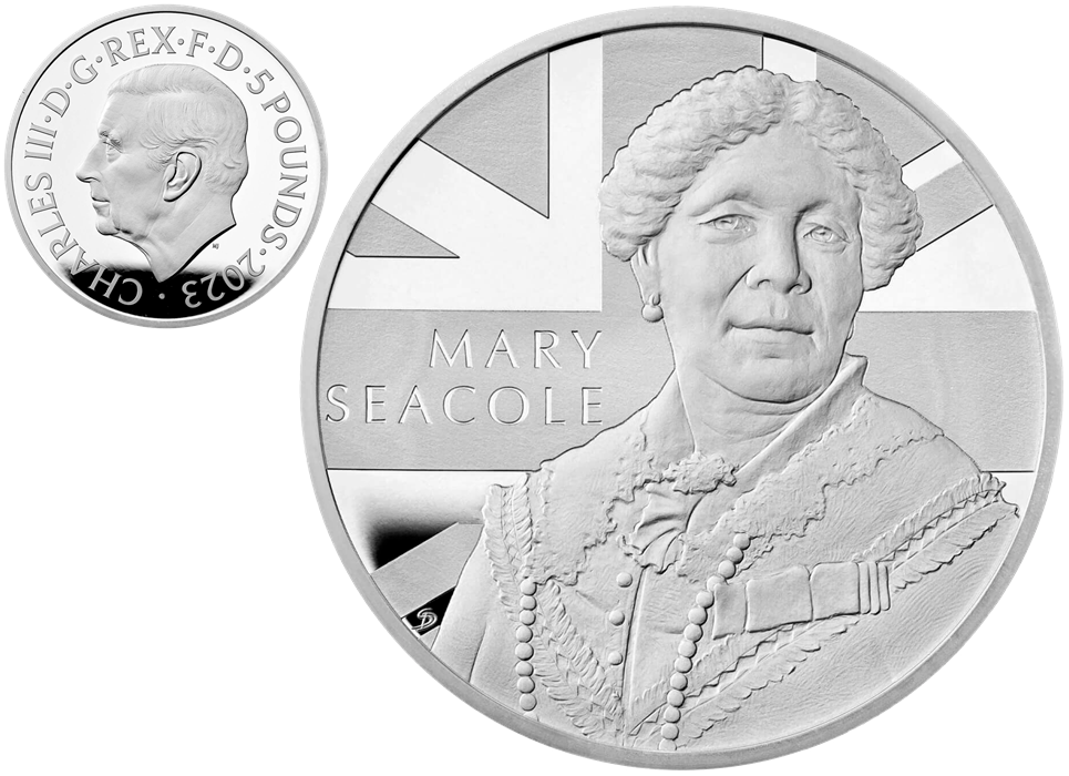 moneta royal mint mary seacole sandra deiana oro argento cupronickel pound