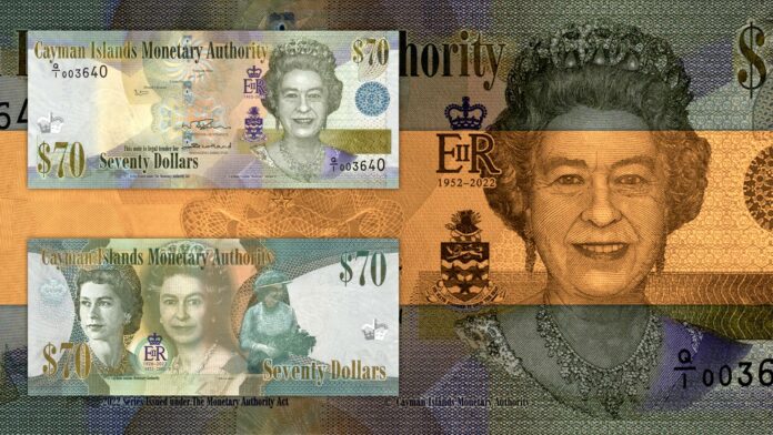 banconota speciale commemorativa cayman islands elisabetta the queen