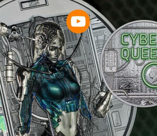 cyber queen rebirth moneta cook islands cit coin invest argento 2024