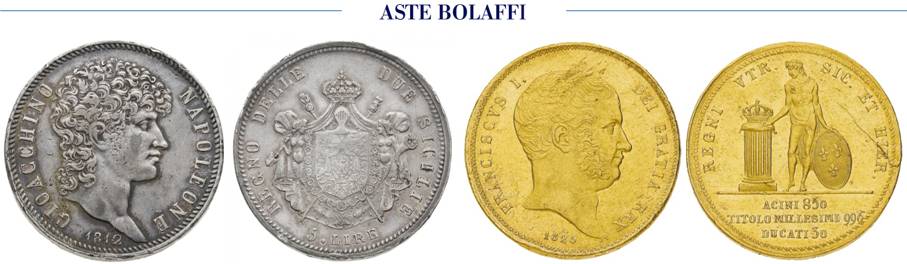 asta bolaffi numismatica monete medaglia banconote decorazioni rarità oro argento