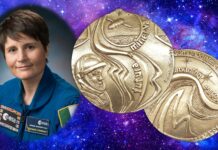 medaglia samantha cristoforetti astronauta erminia guarino universo stelle esplorazione iss spazio