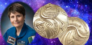 medaglia samantha cristoforetti astronauta erminia guarino universo stelle esplorazione iss spazio