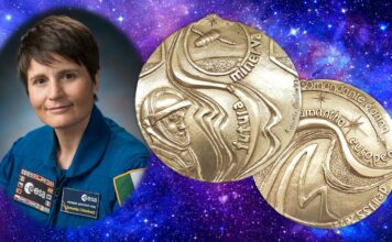 medaglia samantha cristoforetti astronauta erminia guarino universo stelle esplorazione iss spazio