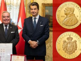 nuova serie numismatica ordine di malta smom fra' john dunlap gran maestro