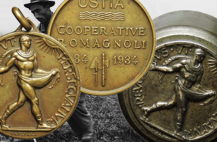 bonifica agro romano romagnoli scariolanti medaglia silvio canevari ostia fascismo foro mussolini