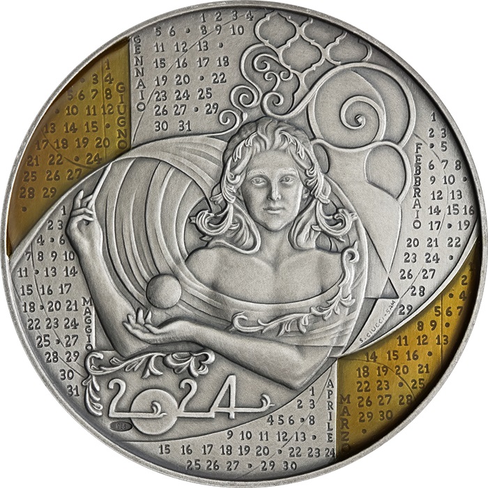 medaglia calendario 2024 ipzs zecca sam silvia ciucci bellezza arte mestiere sapere fare