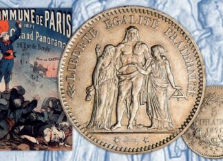 parigi 1871 dupré 5 franchi hercule libertà uguaglianza fraternità comune sedan napoleone iii