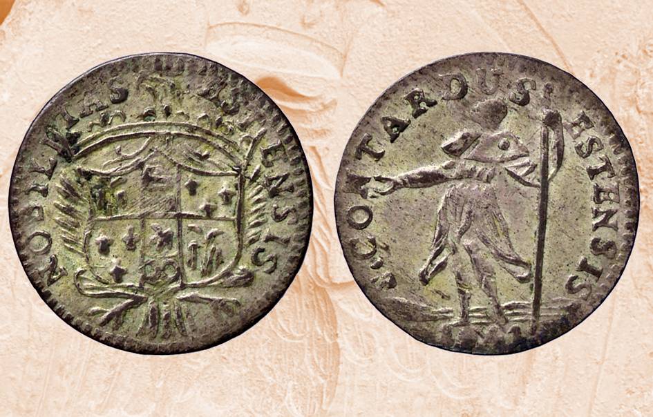 san contardo monete modena broni pellegrino martire cavaliere