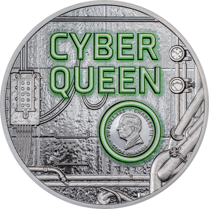 cyber queen rebirth moneta cook islands cit coin invest argento 2024