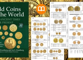 friedberg gold coins monete oro catalogo prezziario libro bibbia collezionismo bullion