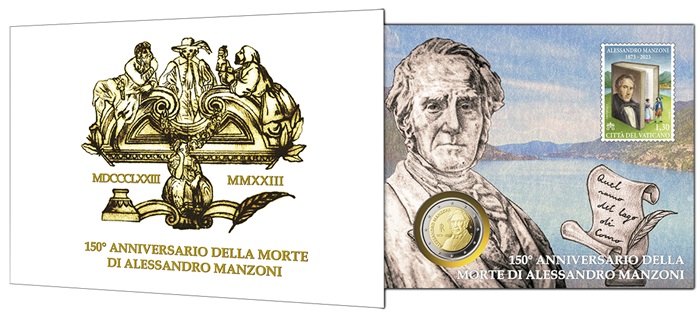 dal vaticano filatelia numismatica paolo vi madre teresa coin card manzoni 2 euro
