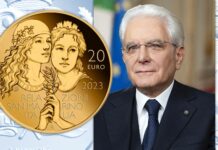 presidente mattarella moneta 20 euro oro relazioni italia san marino