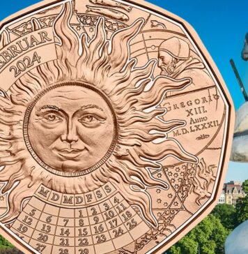 euro austria moneta capodanno 2024 calendario giuliano gregoriano bisestile sole fortuna