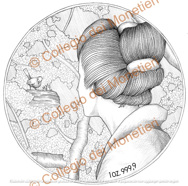 oncia argento silver ounce giacomo puccini cnetenario lucca musica arte passione amore donne