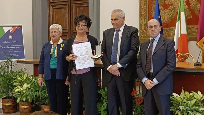 stella al merito del lavoro maria carmela colaneri arte monete medaglie zecca quirinale